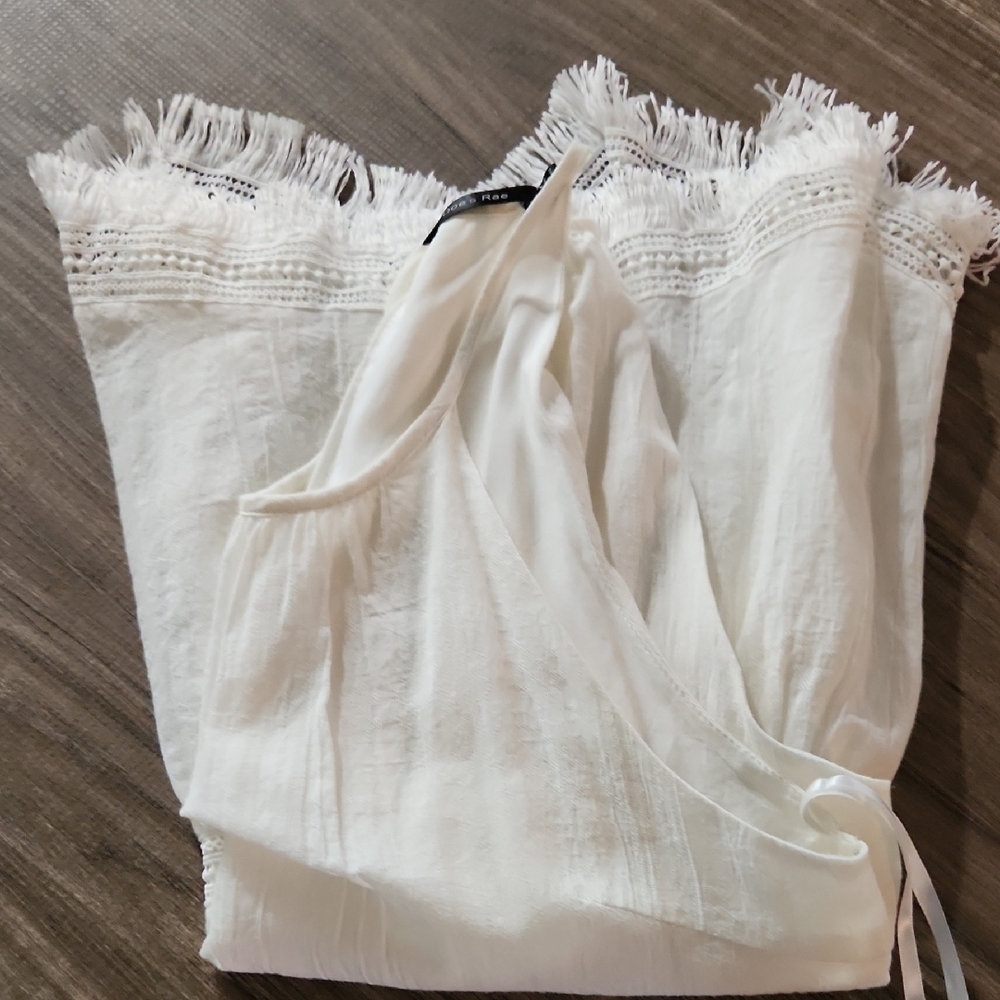 Doe & Rae Cream Halter Top - Picture 7 of 8